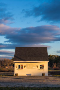 USA, Maine, Cape Elizabeth, ice cream stand, dusk USA, Maine, Cape Elizabeth, ice cream stand, dusk